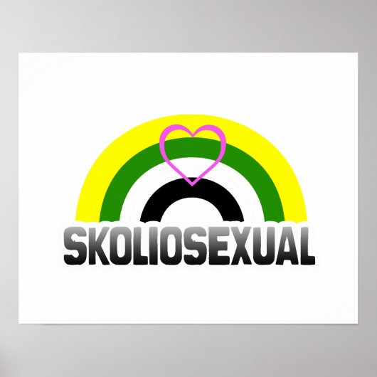 Skolioseksuele trots poster (Voorkant)