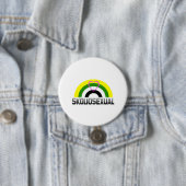 Skolioseksuele trots ronde button 7,6 cm (In situ)