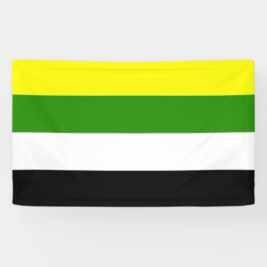 Skolioseksuele trots spandoek (Horizontaal)