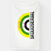 Skolioseksuele trots spandoek (Verticaal)