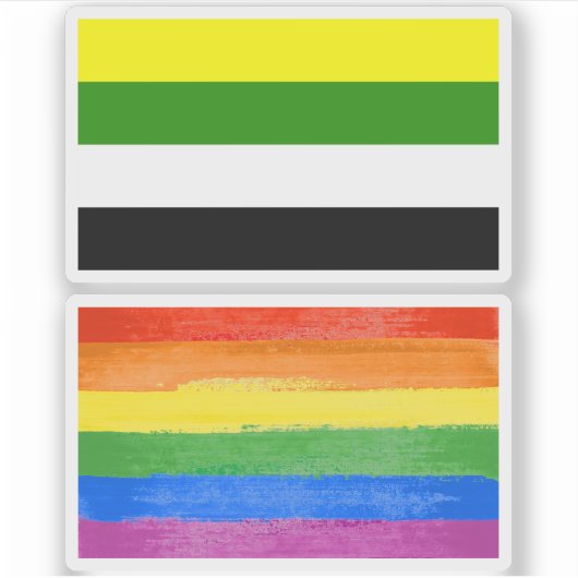 Skolioseksuele trots sticker (Voorkant)