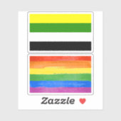 Skolioseksuele trots sticker (Vel)