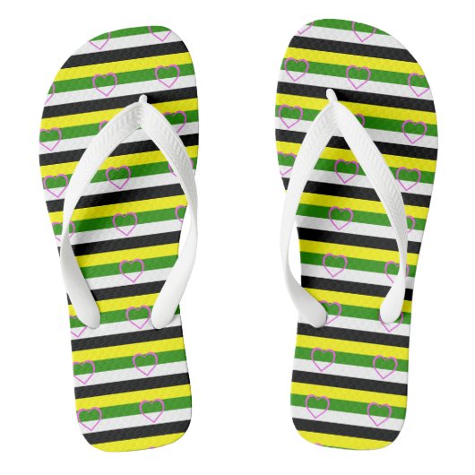 Skolioseksuele trots teenslippers (Voetbed)