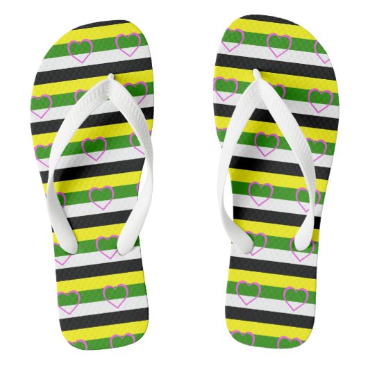 Skolioseksuele trots teenslippers (Voetbed)