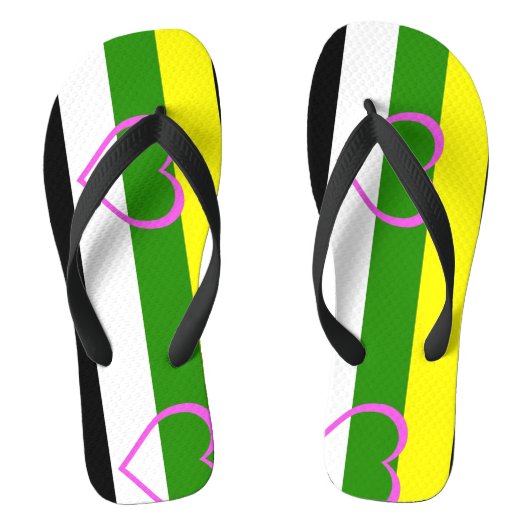 Skolioseksuele trots teenslippers (Voetbed)