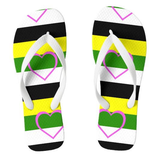 Skolioseksuele trots teenslippers (Voetbed)