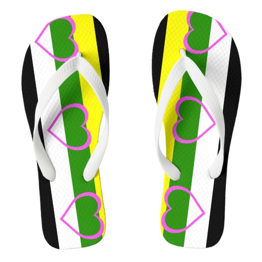 Skolioseksuele trots teenslippers (Voetbed)