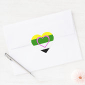 SKOLIOSEXUAL PRIDE HART STICKER (Envelop)