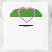 SKOLIOSEXUAL PRIDE OVALE STICKER (Tas)