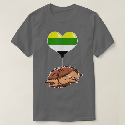 Skoliseual egel seual Identity Nonbinary Lov T-shirt (Design voorkant)