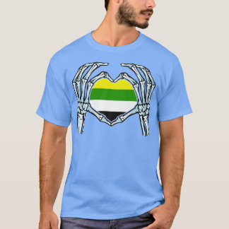Skoliseual Gay Skeleton Nonbinary seual Identity T-shirt