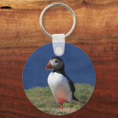 Skomer Island Puffins Sleutelhanger (Voorkant)