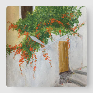 Skopelos in juni vierkante klok