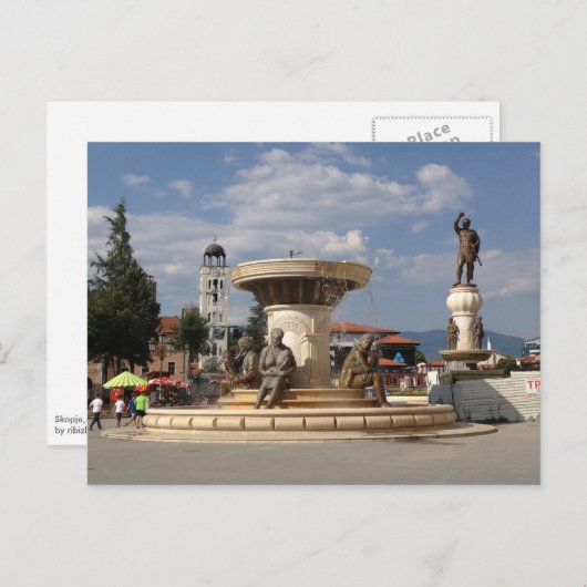 Skopje Briefkaart (Voorkant / Achterkant)