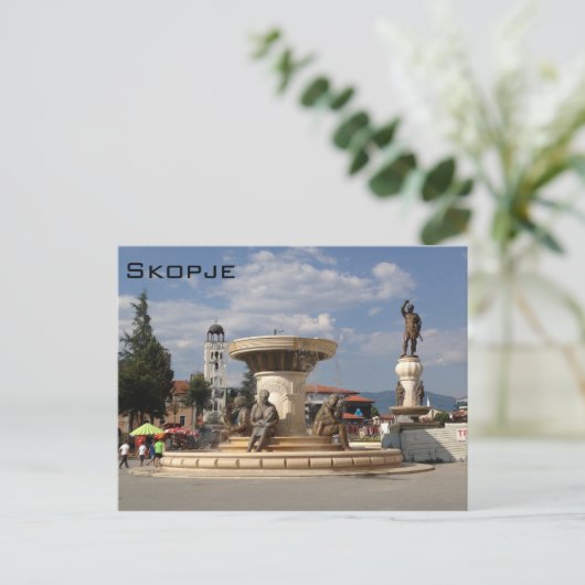 Skopje Briefkaart (Staand voorkant)