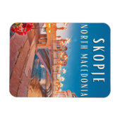 Skopje, brugstad magneet (Horizontaal)