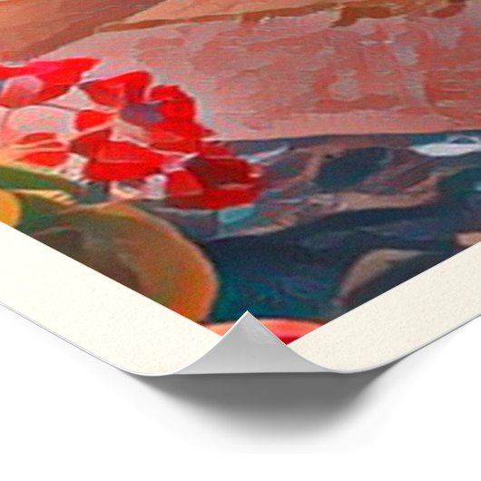 Skopje, brugstad poster (Hoek)