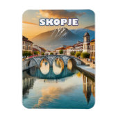Skopje, het bloeiende hart van Noord-Macedonië Magneet (Verticaal)