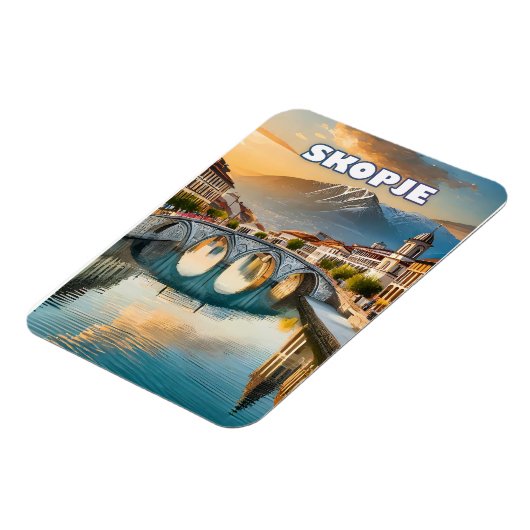 Skopje, het bloeiende hart van Noord-Macedonië Magneet (Linkerzijde)