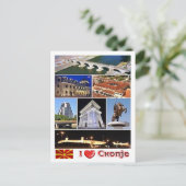 Skopje - Macedonië - Ik hou van je Briefkaart (Staand voorkant)