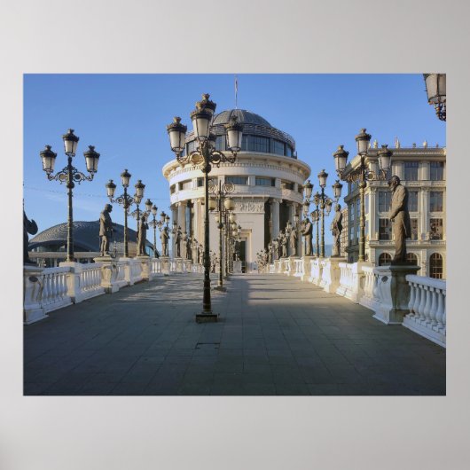 Skopje, Macedonië Poster (Voorkant)