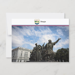 Skopje - Noord-Macedonië Briefkaart