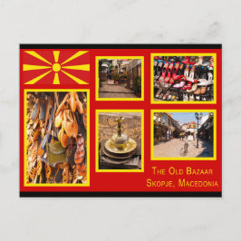 Skopje, Noord-Macedonië Old Bazaar Briefkaart
