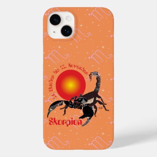 Skorpion 24. Okt. - 22. Nov. Apple iPhone Hülle Case-Mate iPhone Case (Achterkant)