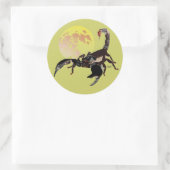 Skorpion Aufkleber Ronde Sticker (Tas)