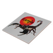 Skorpion Keramik Fotofliese Tegeltje (Zijkant)