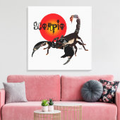 Skorpion Leinwand Canvas Afdruk (Insitu (Woonkamer))