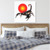 Skorpion Leinwand Canvas Afdruk (Insitu (Slaapkamer))