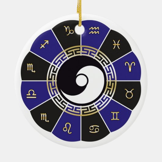 Skorpion - Sternzeichen Ornament (Achterkant)