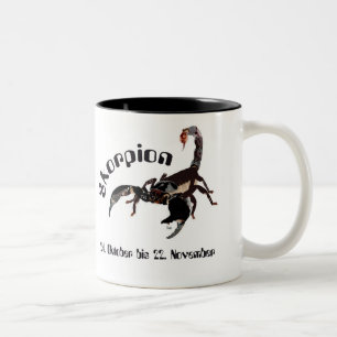 Skorpion - Sternzeichen Tasse Tweekleurige Koffiemok