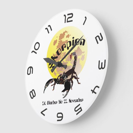 Skorpion - Sternzeichen Uhr Grote Klok (Hoek)