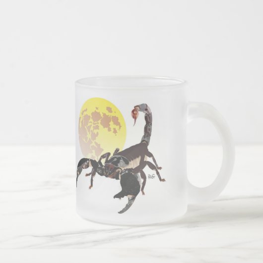 Skorpion  Tasse Matglas Koffiemok (Rechts)