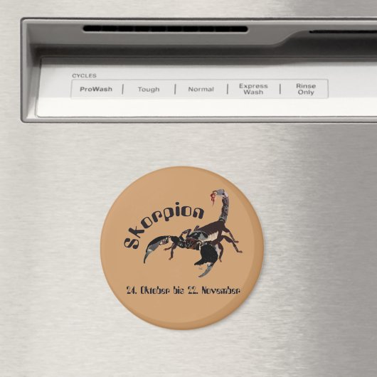 Skorpion - Tierkreiszeichen Magnet (Insitu (Vaatwasser))