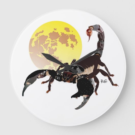 Skorpion Uhr Grote Klok (Voorkant)