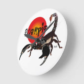 Skorpion Uhr Ronde Klok (Hoek)