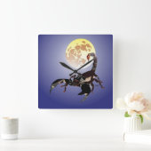 Skorpion Uhr Vierkante Klok (Huis)