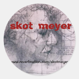 Skot Meyer Ronde Sticker