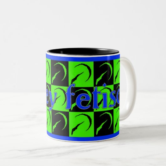 skozey fetisch checkerboard mok (Voorkant rechts)