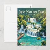 Skradinski Buk Kroatië Briefkaart (Voorkant / Achterkant)