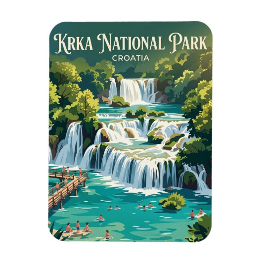 Skradinski Buk Kroatië Magneet (Verticaal)