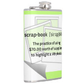 Skrap-book Heupfles (Rechts)
