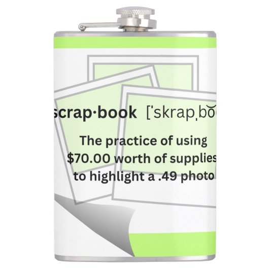 Skrap-book Heupfles (Voorkant)