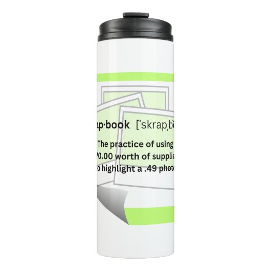 Skrap-book Thermosbeker (Voorkant)