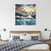 Skreth Canvas Afdruk (Insitu (Slaapkamer))