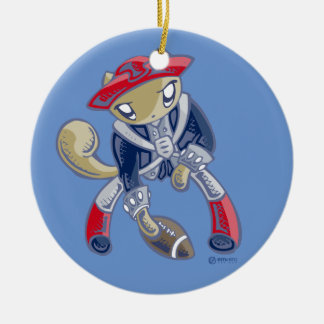 Skribbles: Go Patriots Keramisch Ornament