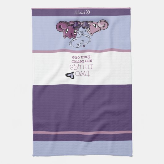 Skribbles + ketches: Twee mokken zijn beter dan éé Theedoek (Verticaal)